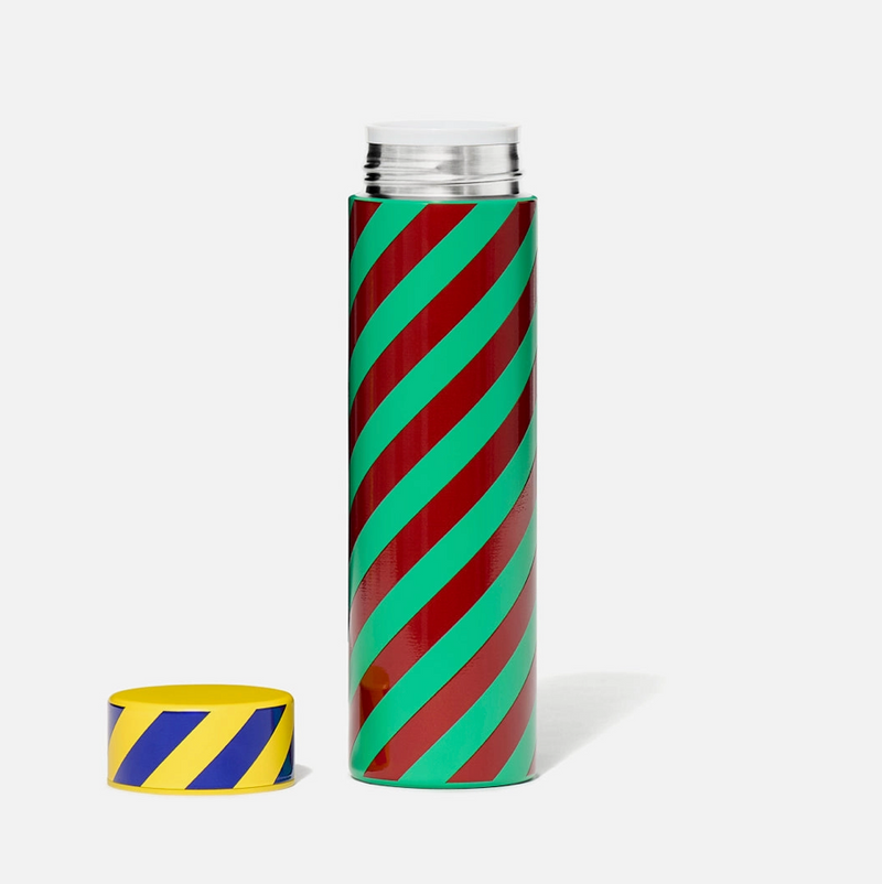 Pattern Thermal Flask in Stripe