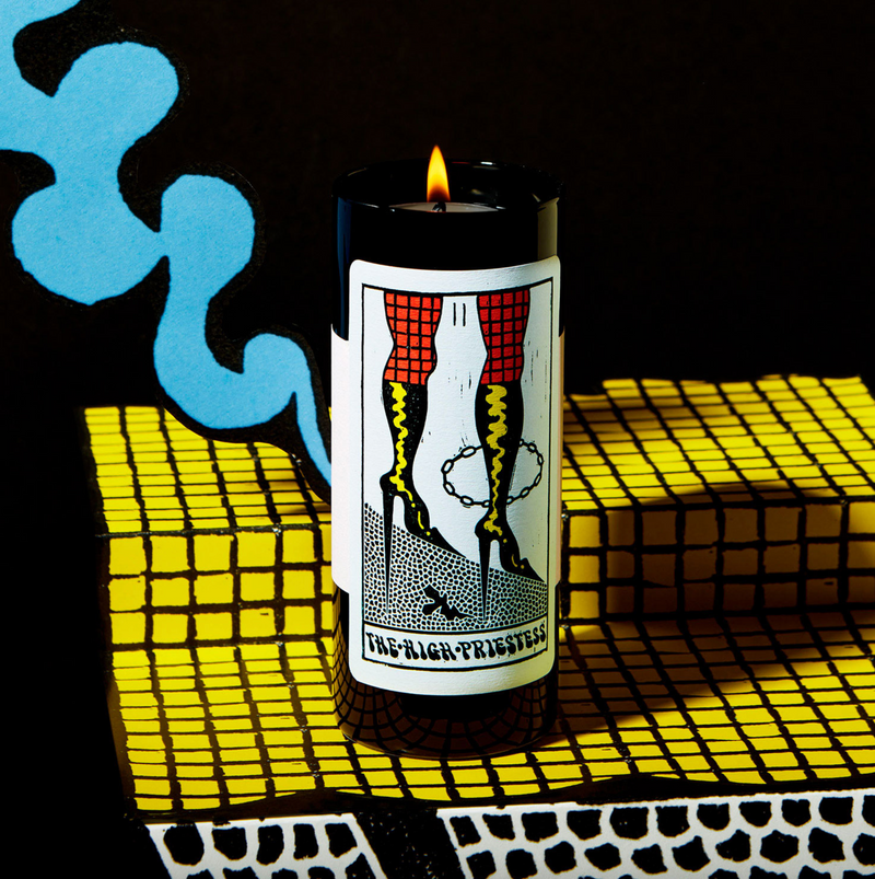 High Priestess Tarot Candle