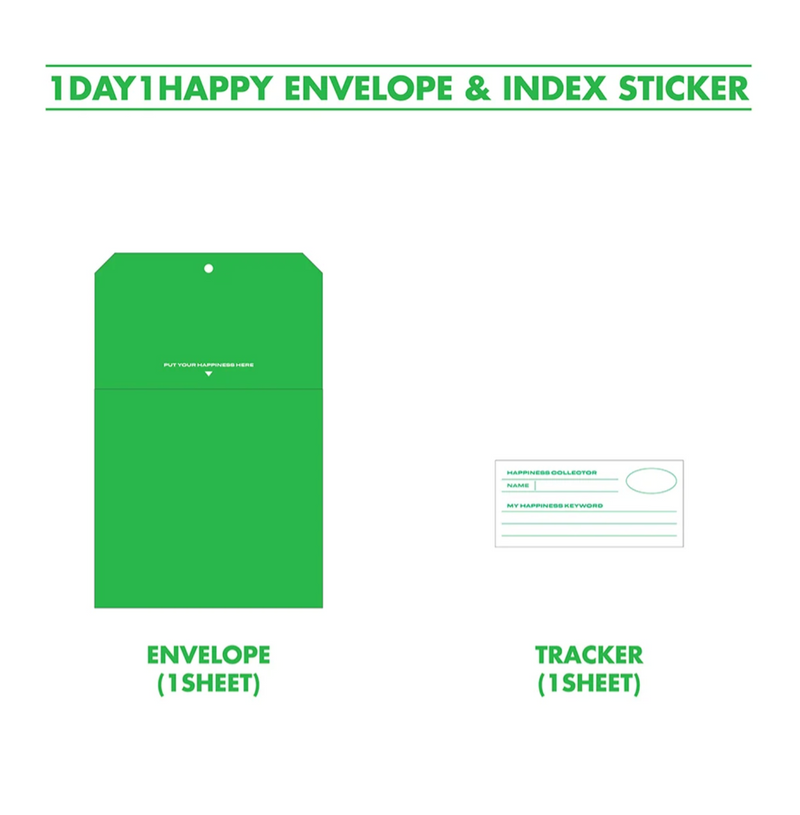 1day 1happy Tracker Set