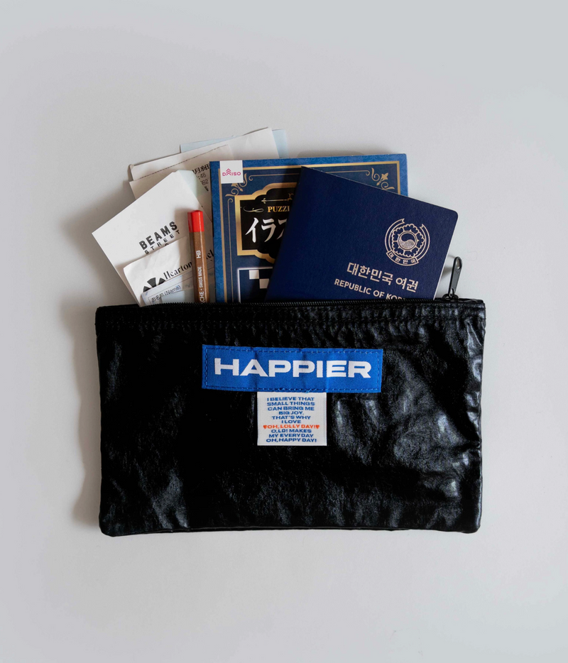 Happier Label Pouch - Medium