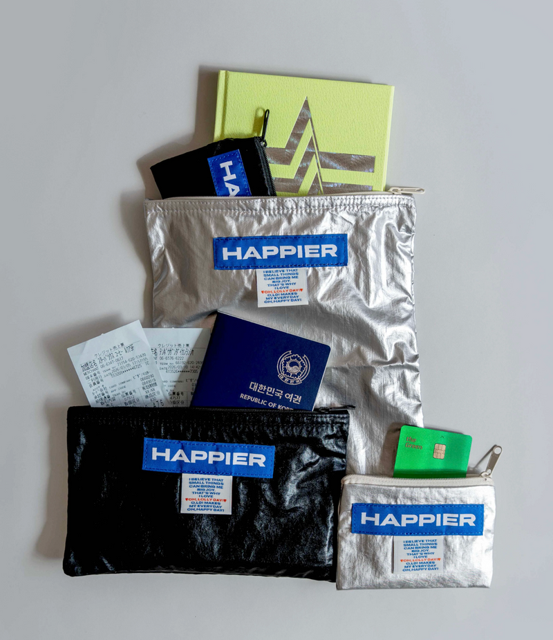 Happier Label Pouch - Medium