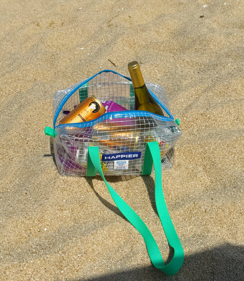 Happier Label Clear Brick Bag