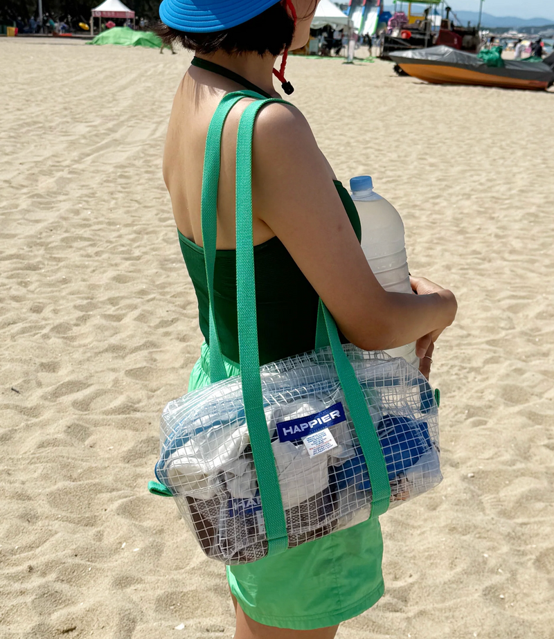 Happier Label Clear Brick Bag