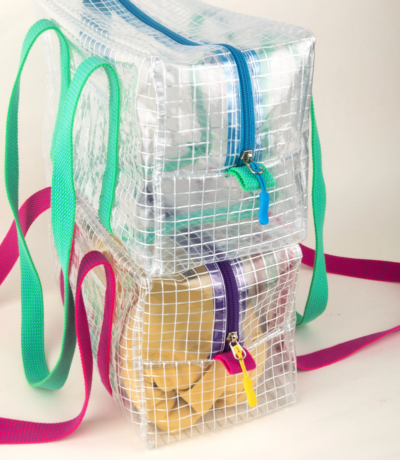 Happier Label Clear Brick Bag