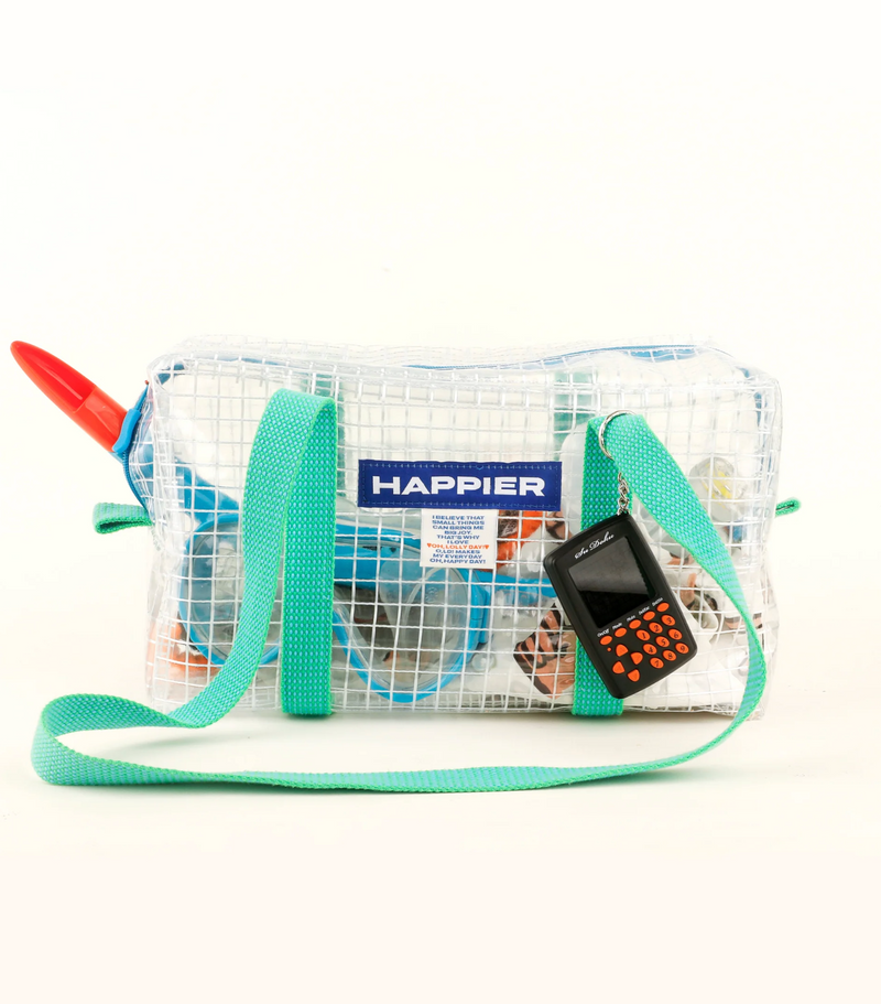 Happier Label Clear Brick Bag