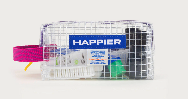 Happier Label Clear Brick Pouch