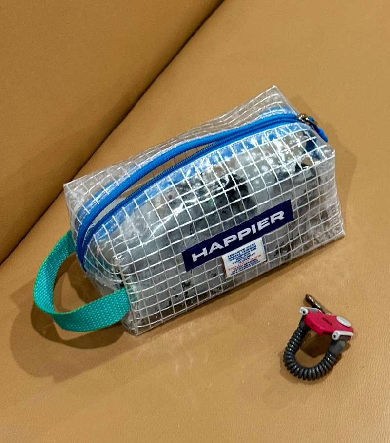 Happier Label Clear Brick Pouch