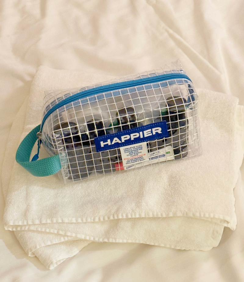 Happier Label Clear Brick Pouch