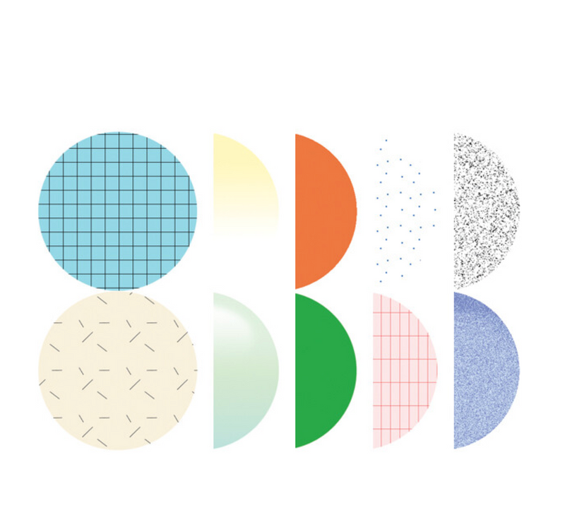 Circle Stickers Set