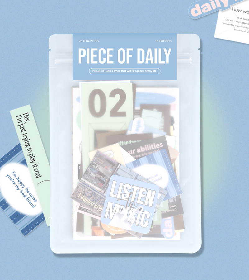 Piece of Daily Postcard & Sticker Pack