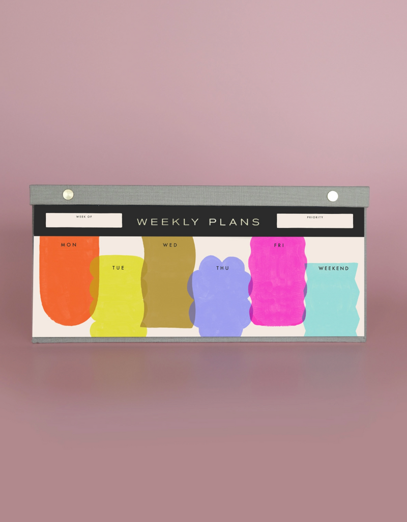 Painterly Shapes Weekly Planner