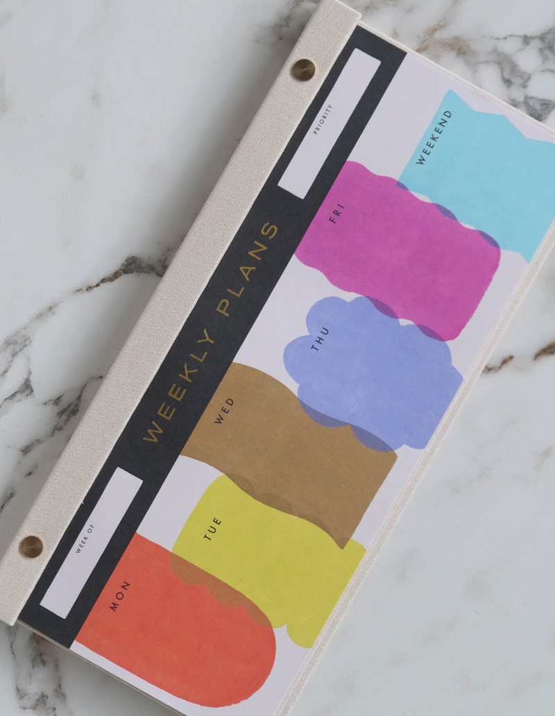 Painterly Shapes Weekly Planner