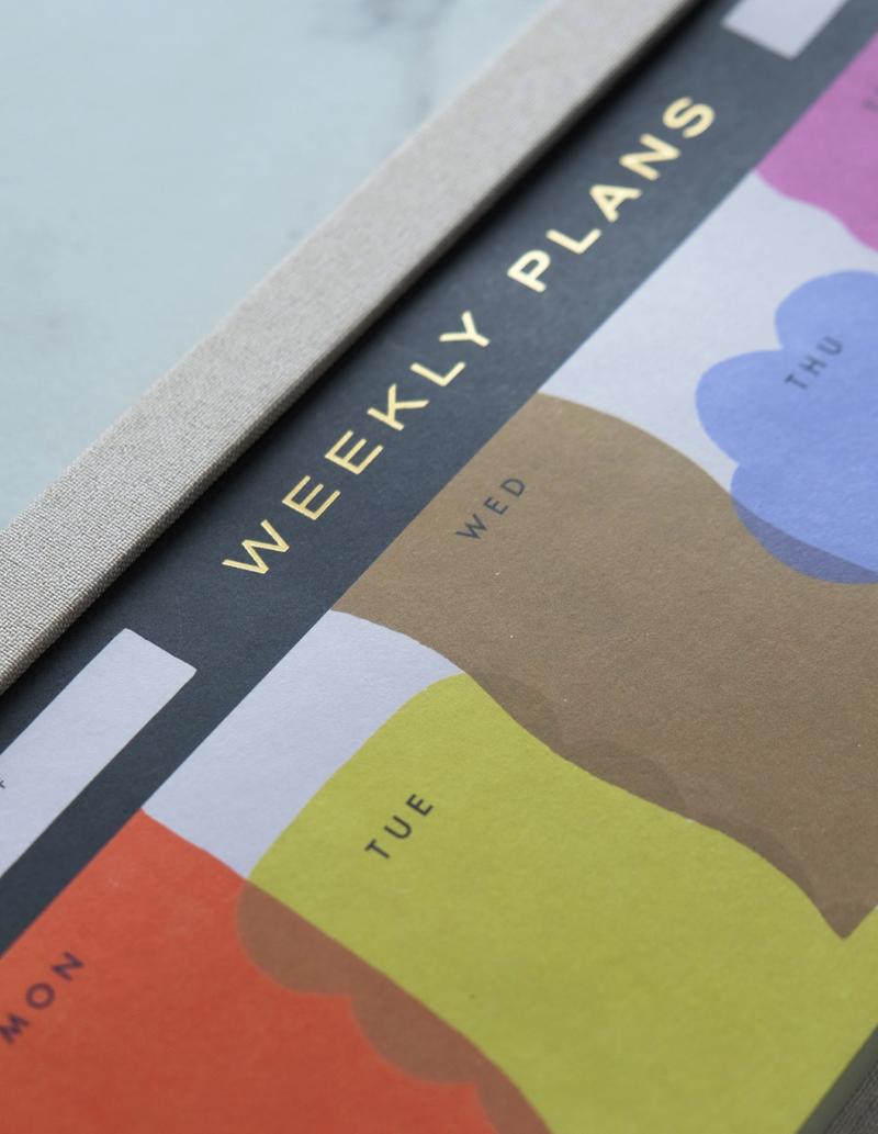 Painterly Shapes Weekly Planner