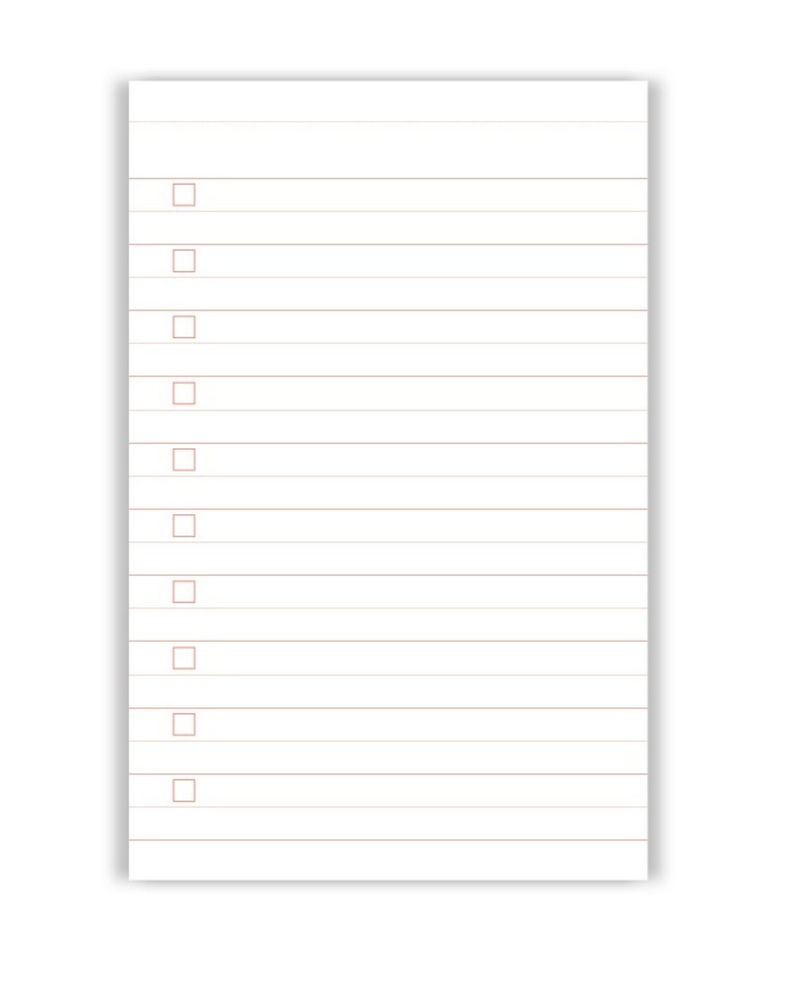 Listbloc Block Colour Notepad