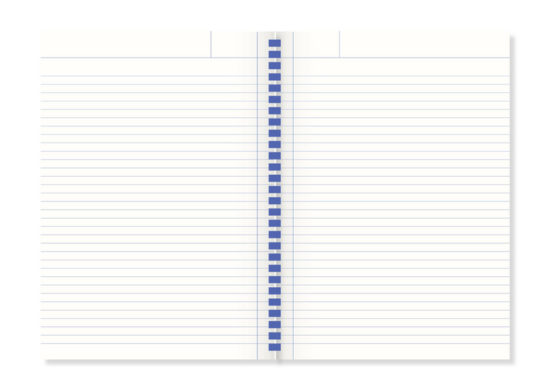 Colour Block Spiral Lined Notebook