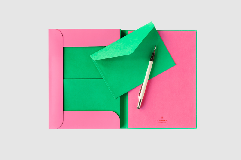 Colour Block Writing Paper Set