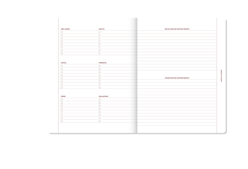 Pink Linen 2027 A-Planner