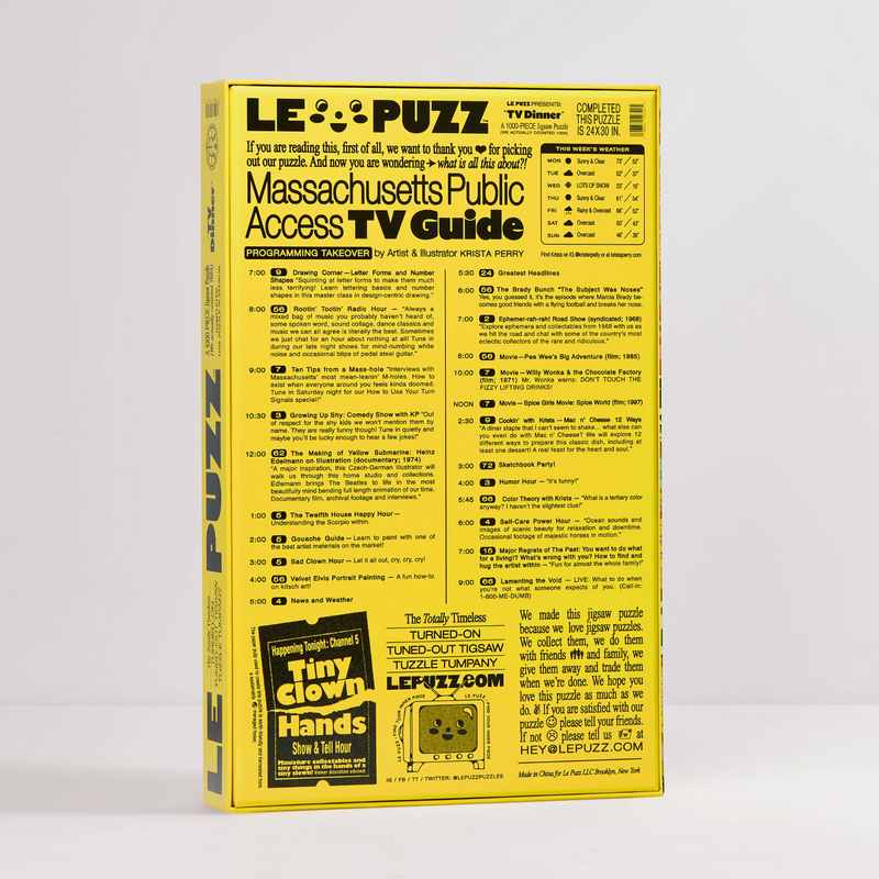 TV Dinner 1000 Piece Puzzle