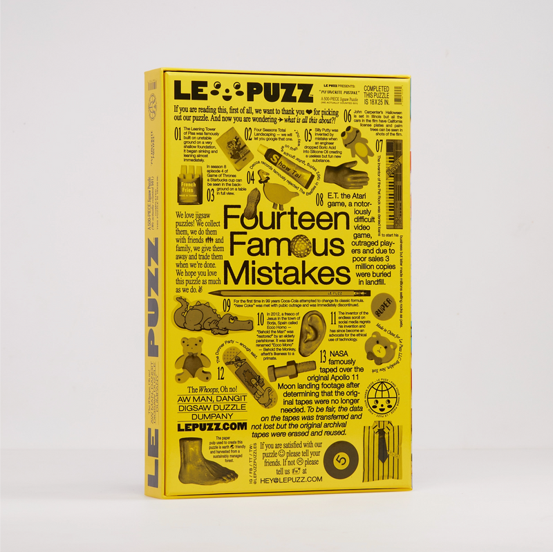 My Favourite Mistake 500 Piece Puzzle