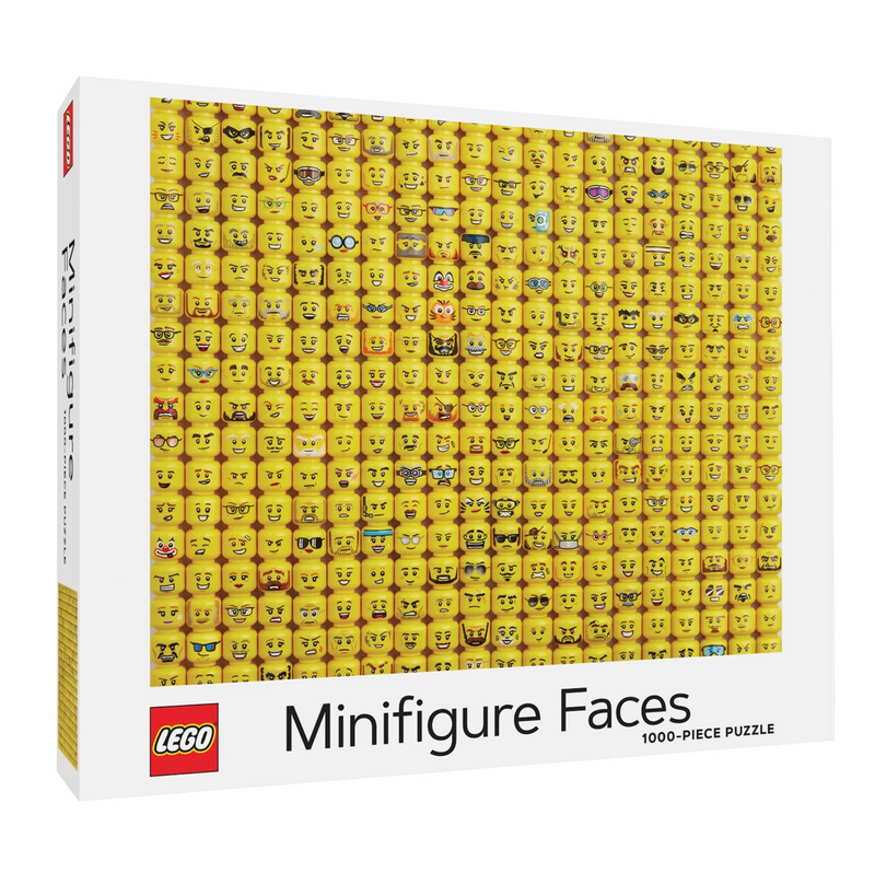 Lego Minifigure Faces 1000 Piece Puzzle