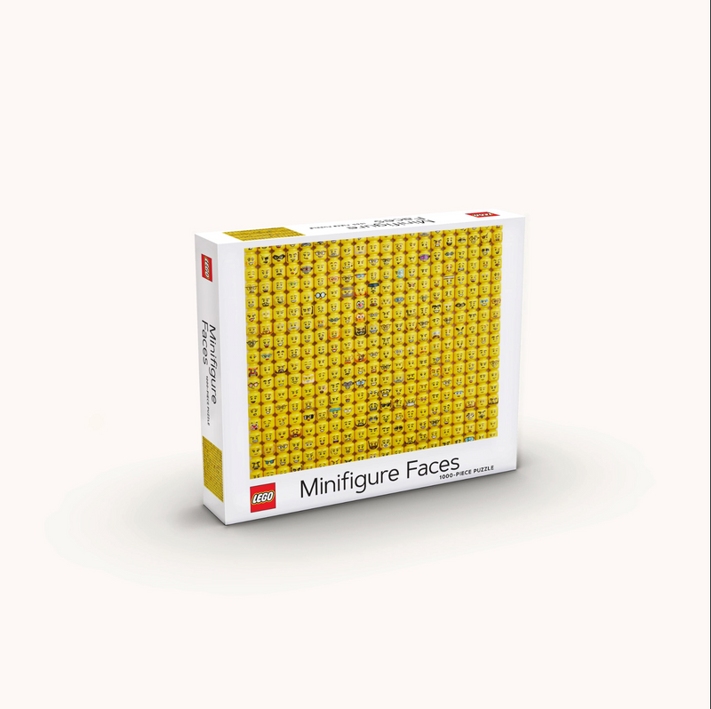 Lego Minifigure Faces 1000 Piece Puzzle