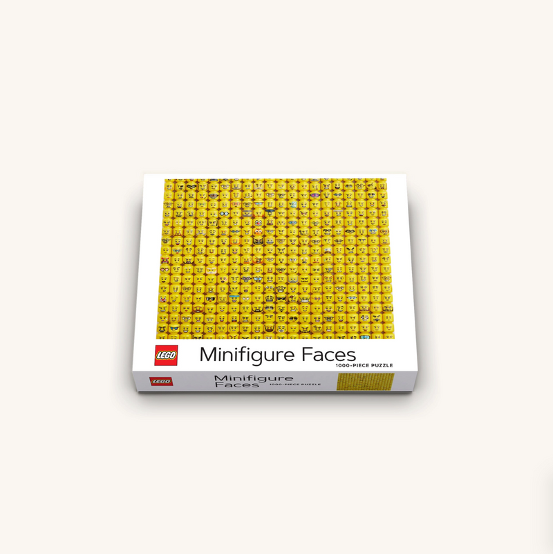 Lego Minifigure Faces 1000 Piece Puzzle