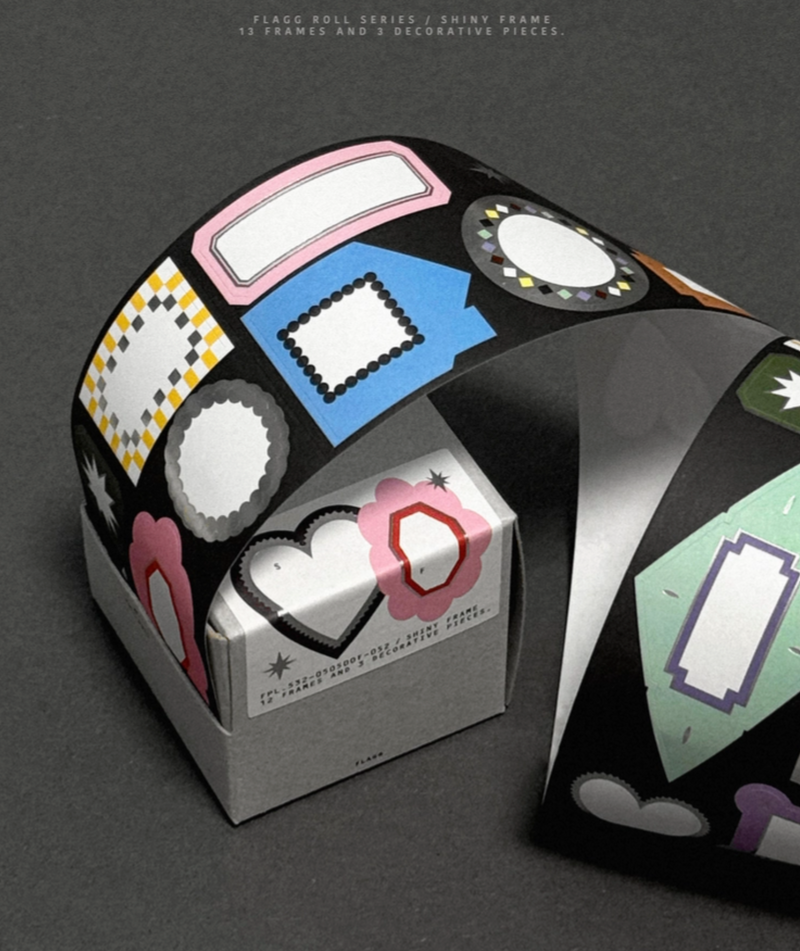 Roll Label - Shiny Frame