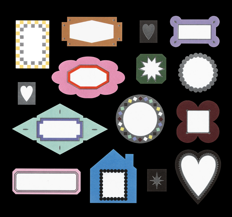 Roll Label - Shiny Frame