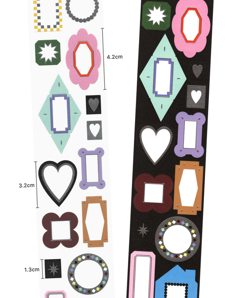 Roll Label - Shiny Frame
