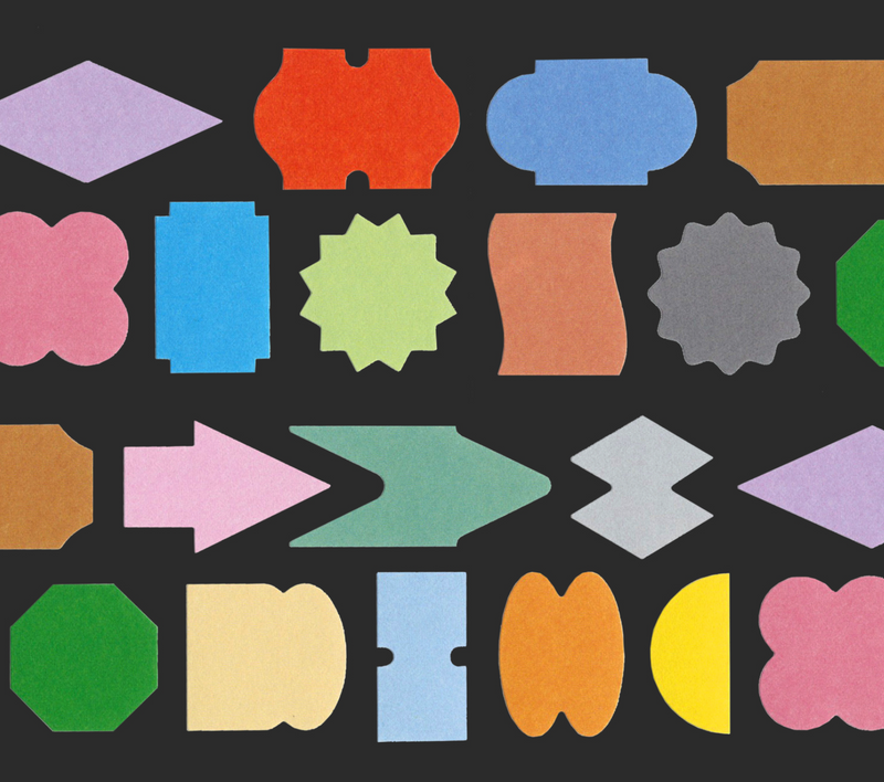 Roll Paper Label - Deco Shape