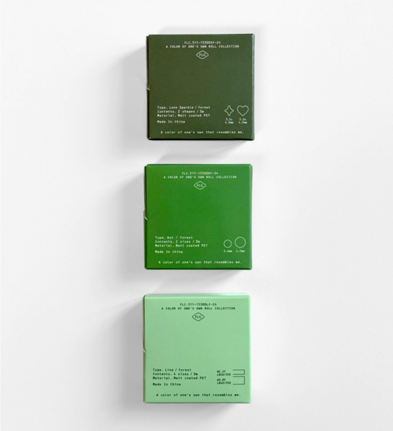 A Colour of One's Own Labels - Forest