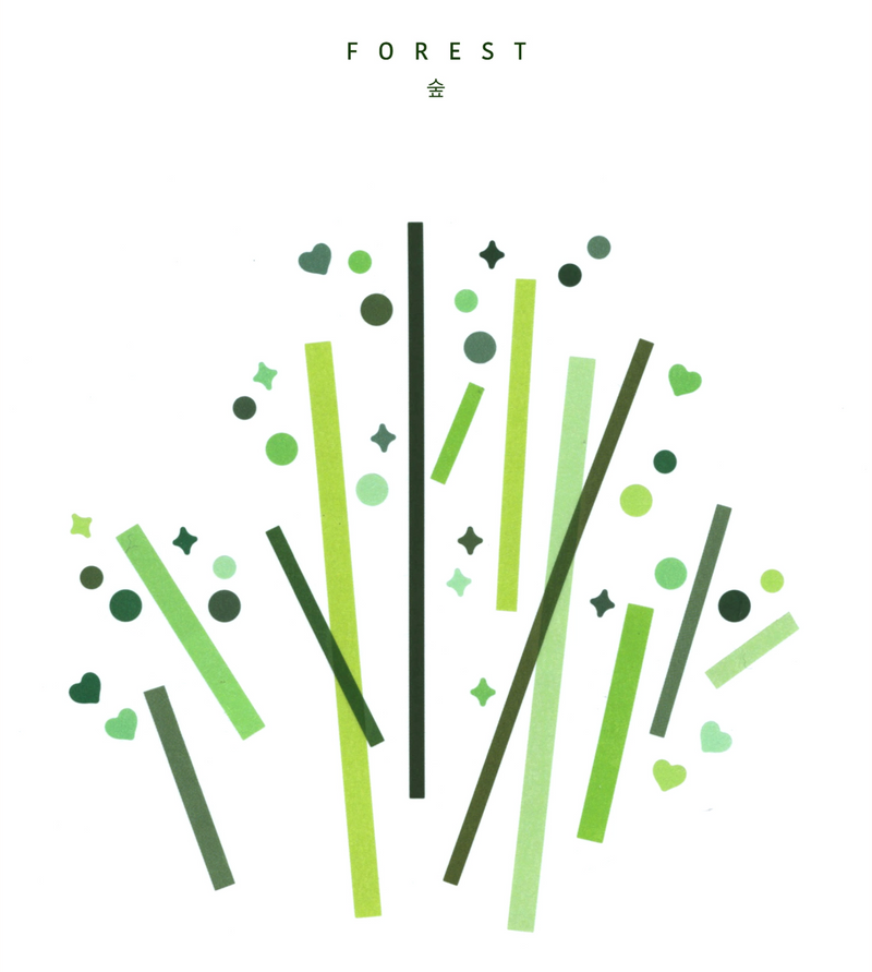 A Colour of One's Own Labels - Forest