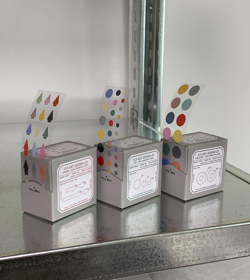 Roll Masking Label - Ring & Dot