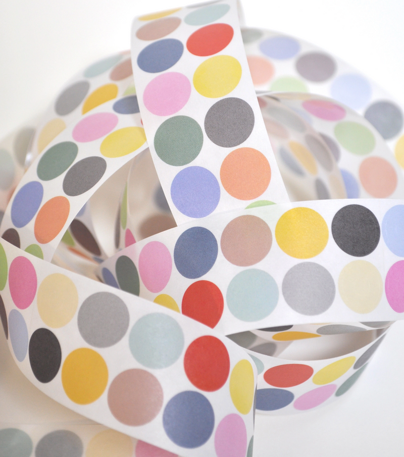 Roll Masking Label - Ring & Dot