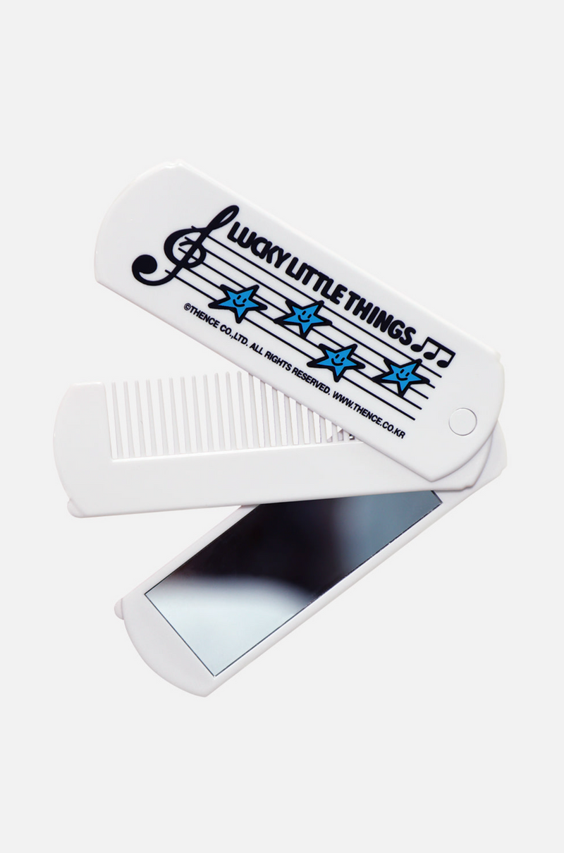 Little Star Folding Mirror Comb