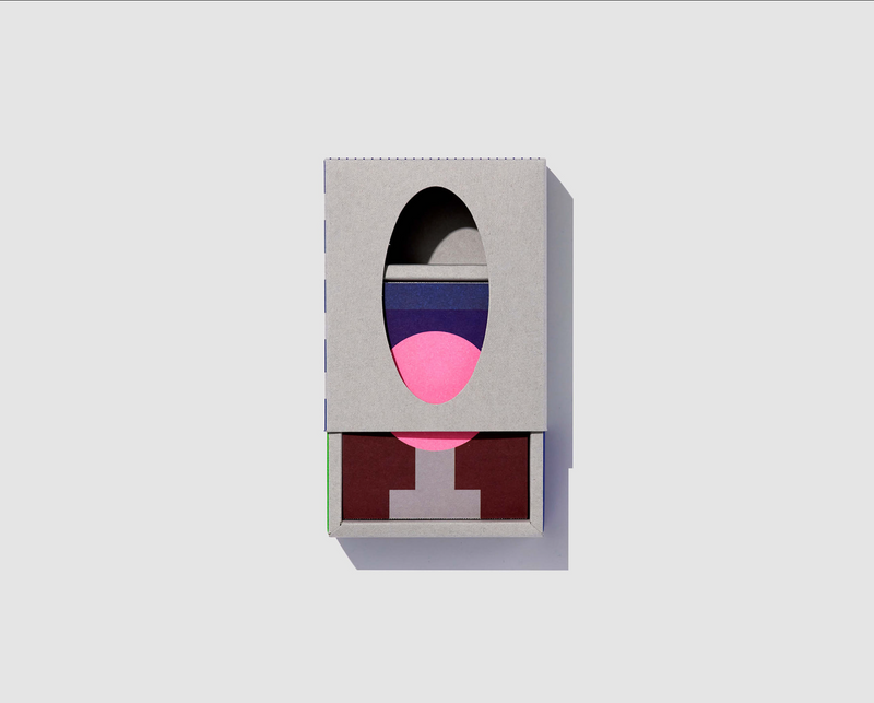 Postbox Card - Blue Ink