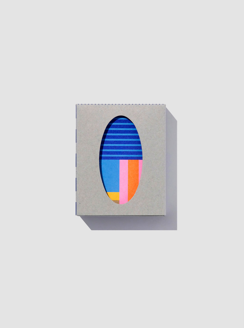 Postbox Card - Blue Ink