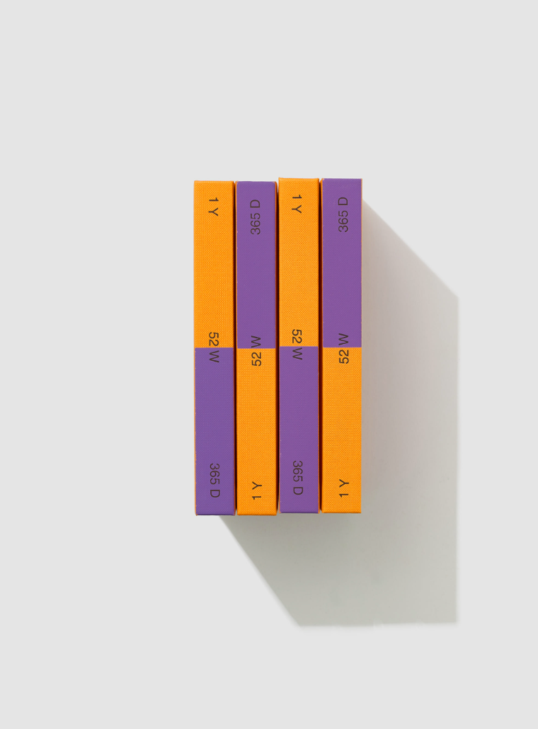 Striped Undated Diary