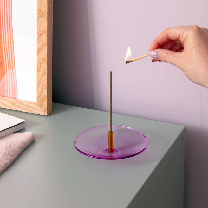 Float Glass Incense Holder