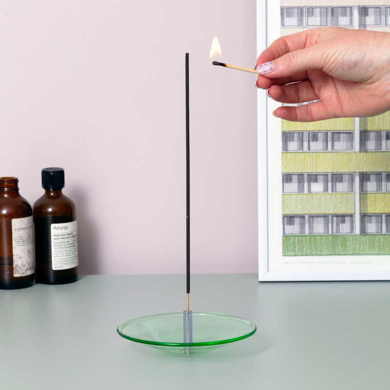 Float Glass Incense Holder