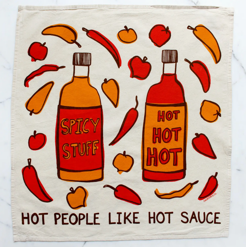 Hot Sauce Tea Towel