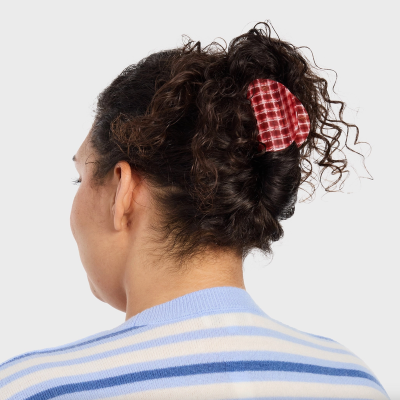 Juno Claw in Red Plaid