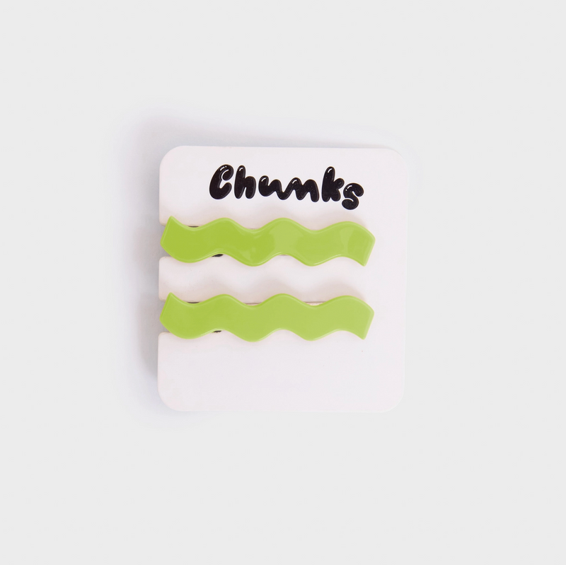 Allie Clips in Lime