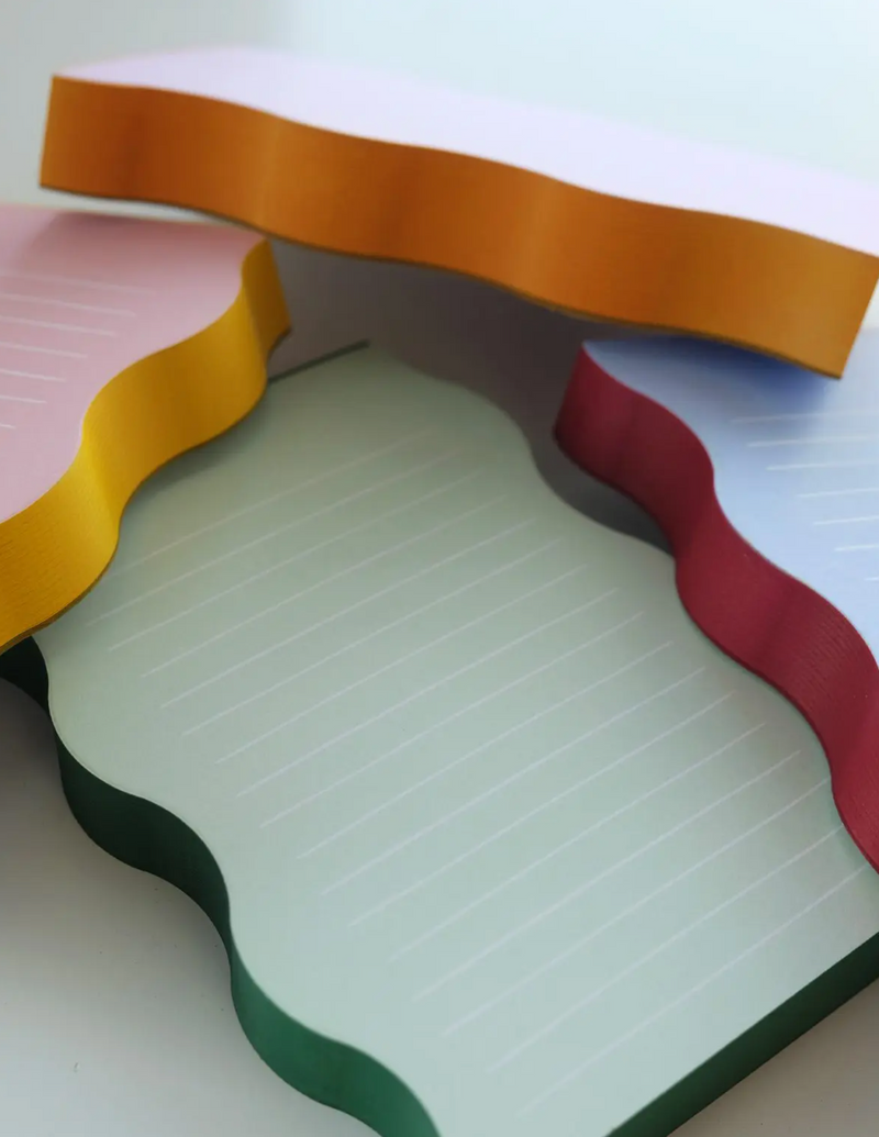 Wavy Lined Notepad