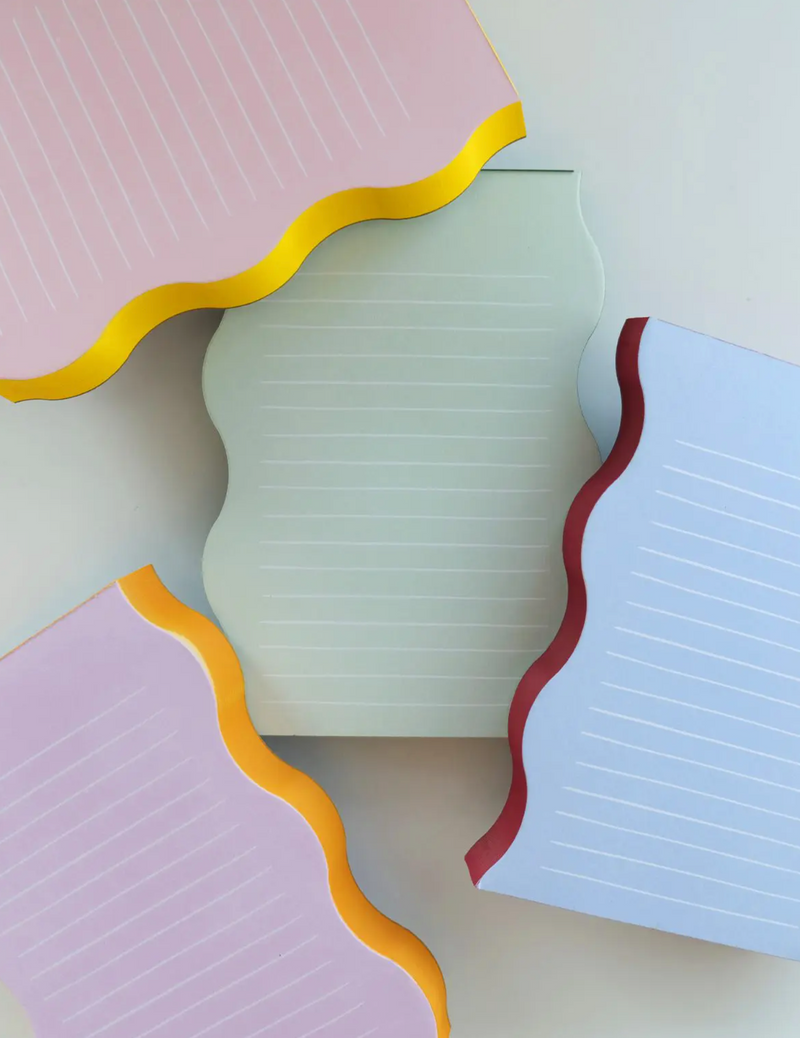 Wavy Lined Notepad