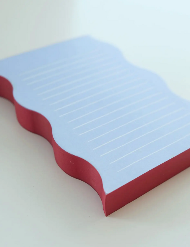 Wavy Lined Notepad