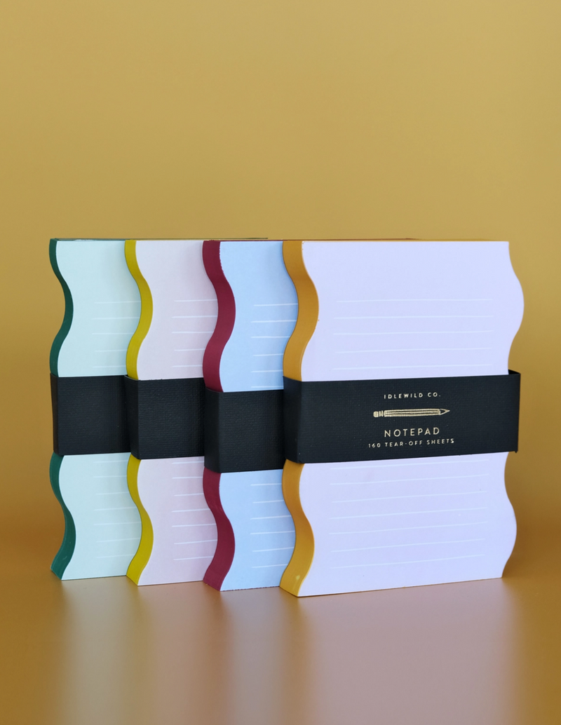Wavy Lined Notepad