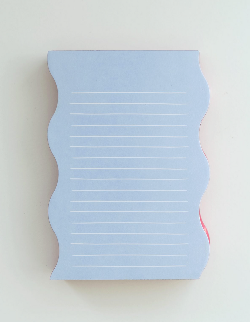Wavy Lined Notepad