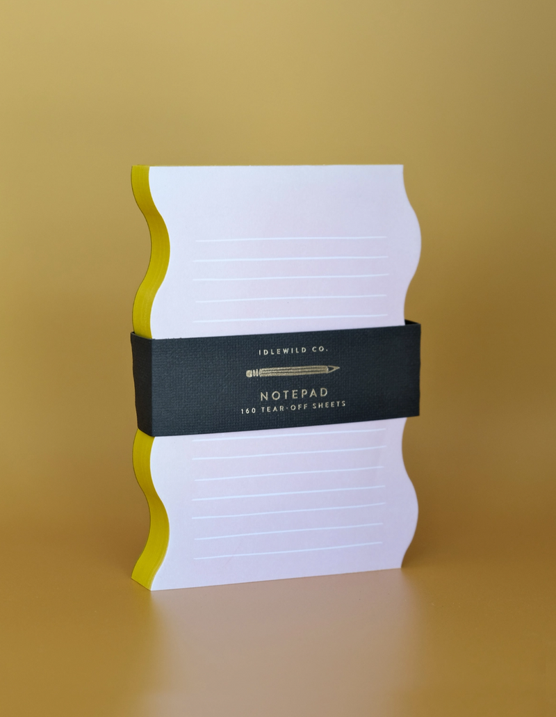 Wavy Lined Notepad