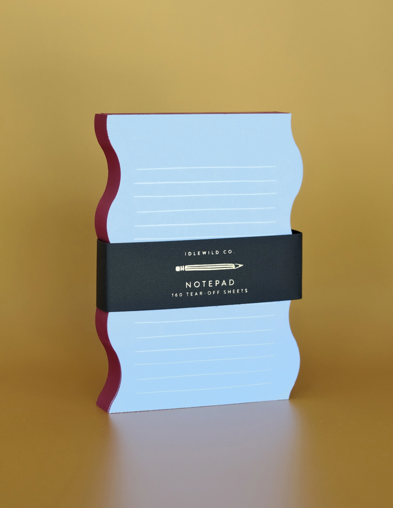 Wavy Lined Notepad